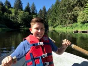 A day out on the lake at the Caring Cabin