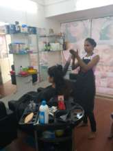 Beauty Parlor enterprise  by our beneficiary