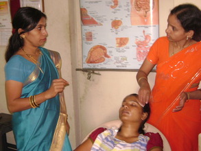 Archana's class in progress