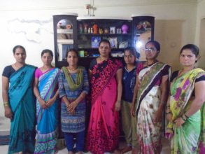Sunita and with the  SHG group formed