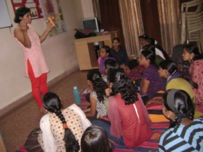 Interactive session on adolescent health education