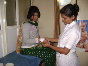 Prajakta at her work