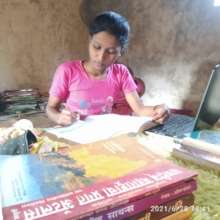 Samiksha Working really hard