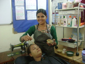 Training in Beauty Parlor