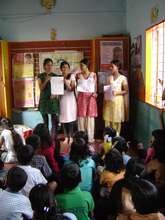Girls & boys are involved in peer education
