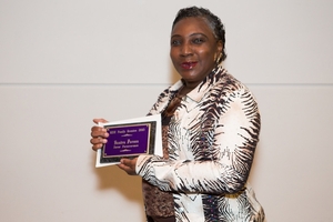 Ms. Parson receiving Award for Perservance