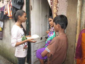 Door to door contact to highlight girls' rights