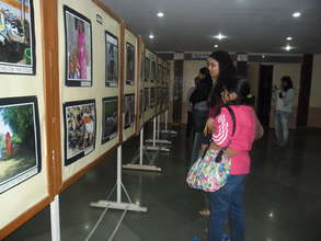 Exhibition of Girls' photos in a national seminar
