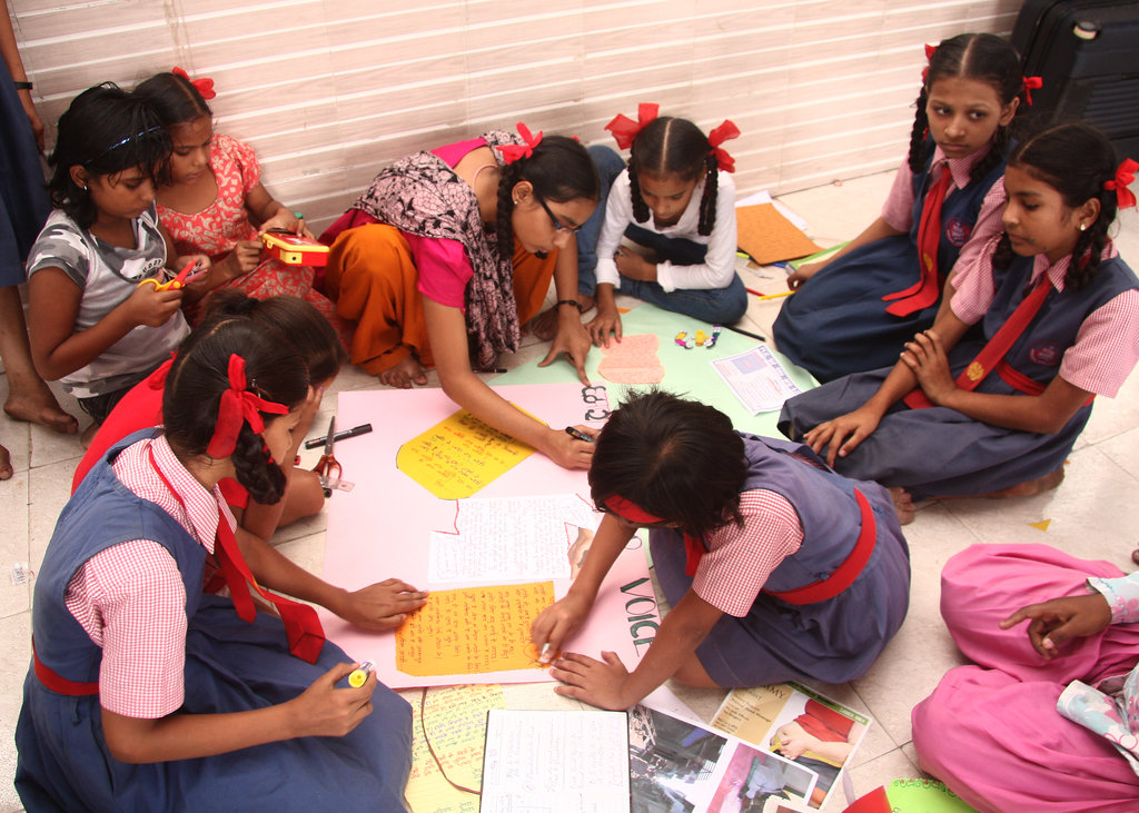 Life skills training of 300 girls in Mumbai slums