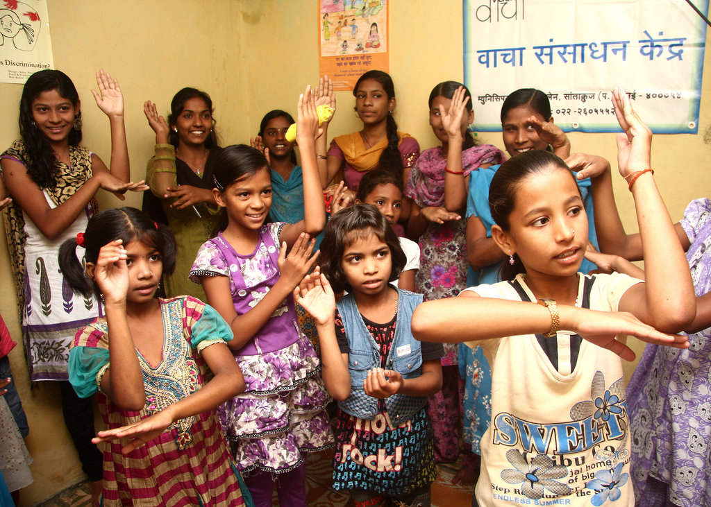 Life skills training of 300 girls in Mumbai slums