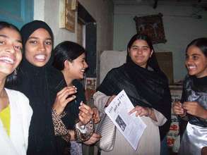 Girls create their own newsletter