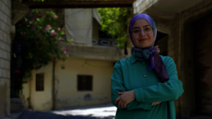 21-year-old Fatima grew up in rural Lebanon