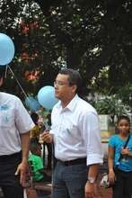 Founder of AAV at World Diabetes Day activities