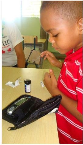 Camp for children with Type 1 Diabetes in the DR