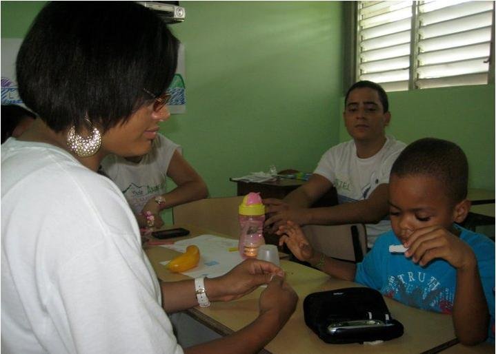 Camp for children with Type 1 Diabetes in the DR