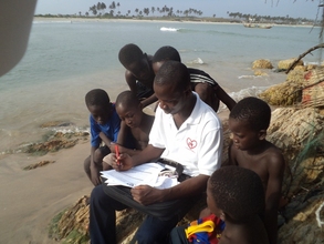 Interviewing child labour victims