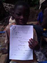 Emmanuel before being sponsored