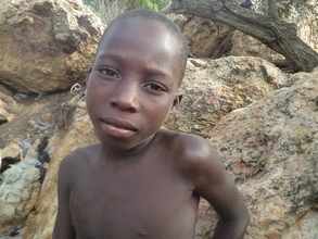 Samuel, one of the rescued child laborers