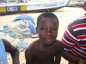 Kofi, 12years has been rescued and schooling