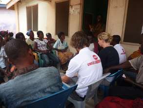 Meeting with some community members and elders