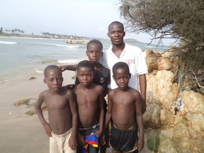 some of the rescued children at Nyanyano village