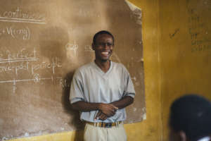 Teacher Alex in his advanced level 1 class