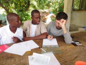 Locals & international volunteers learned together