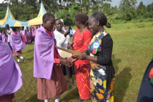 Student is congratulated after completing Training