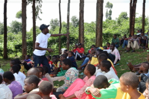 Youth-led Linda Dada session in Kisii
