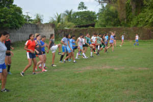 FSF & Illinois warm up at soccer practice