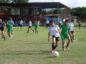 Players compete in the new U12 Mixed League