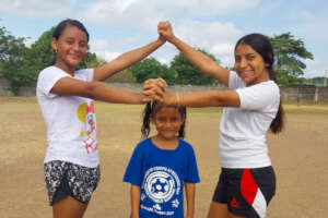 Participants bonding as friends and teammates.
