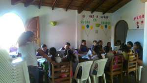 Academic tutoring session