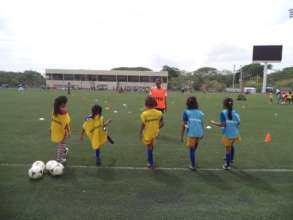 FSF players celebrate Women's Football Day
