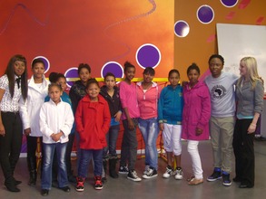 Girls & Football SA with hosts of Hectic Nine 9