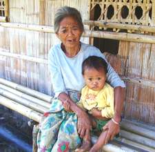 Blaan mother and child