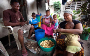 Claudi with his family