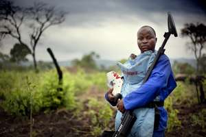 Abu is one of APOPO's deminers
