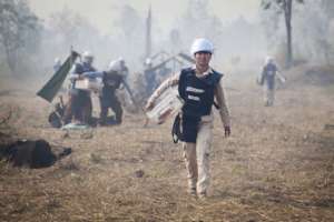 APOPO's deminers and HeroRATs in Cambodia.