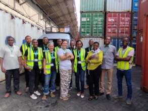 Team trialling HeroRATs at Dar es Salaam Seaport