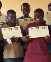 Girls get certificates after vocational training
