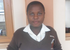 Maritina at Nyaka Vocational Secondary School