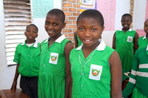 Girls at Kutamba Primary School