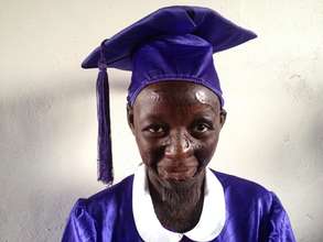 Justine the proud graduate