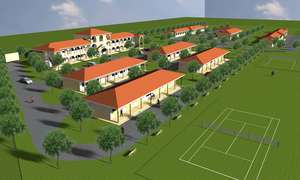 Artistic Rendering of Completed School