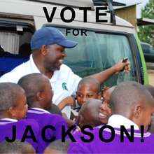 Jackson with some of YOUR Nyaka students!