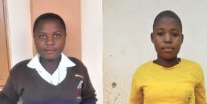 Maritina on the left and Shallon on the right