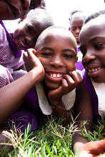 Nyaka students taking a break