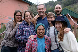 Ephraim (Center front) with Youth Development Team
