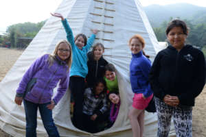 Tipi Campers at Hidden Villa